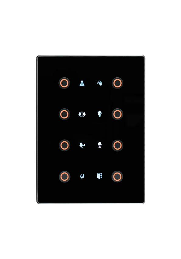 IO-8 Gang Panel (Black)