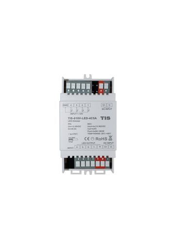 [TIS-010V-LED-4C5A] LED Driver 4Ch 5A 0-10V